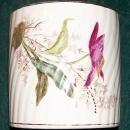 Franz Mehlem Aesthetic Ceramic Jar Ca. 1880 Bonn Germany Floral
