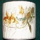 Franz Mehlem Aesthetic Ceramic Jar Ca. 1880 Bonn Germany Floral