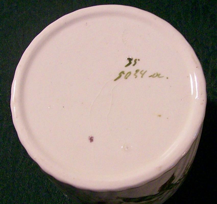 Franz Mehlem Aesthetic Ceramic Jar Ca. 1880 Bonn Germany Floral
