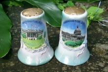 Dragonware Ceramic Salt & Pepper Shakers Souvenir of Washington D.C.