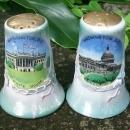 Dragonware Ceramic Salt & Pepper Shakers Souvenir of Washington D.C.