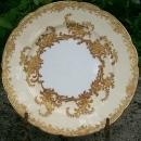 Coalport Porcelain Gold Encrusted Plate: 1880's 9.25