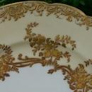 Coalport Porcelain Gold Encrusted Plate: 1880's 9.25