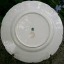 Coalport Porcelain Gold Encrusted Plate: 1880's 9.25