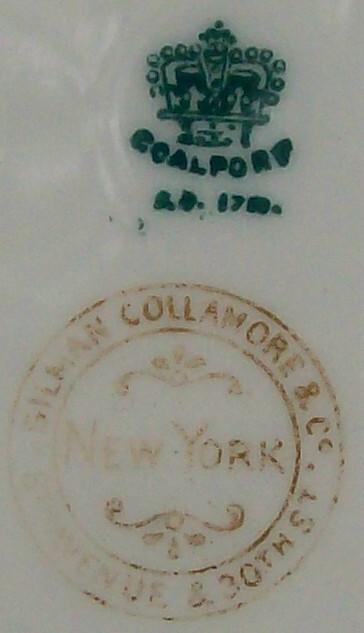 Coalport Porcelain Gold Encrusted Plate: 1880's 9.25