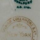 Coalport Porcelain Gold Encrusted Plate: 1880's 9.25