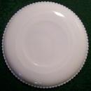 Westmoreland Milk Glass Beaded Edge Plate 7.5