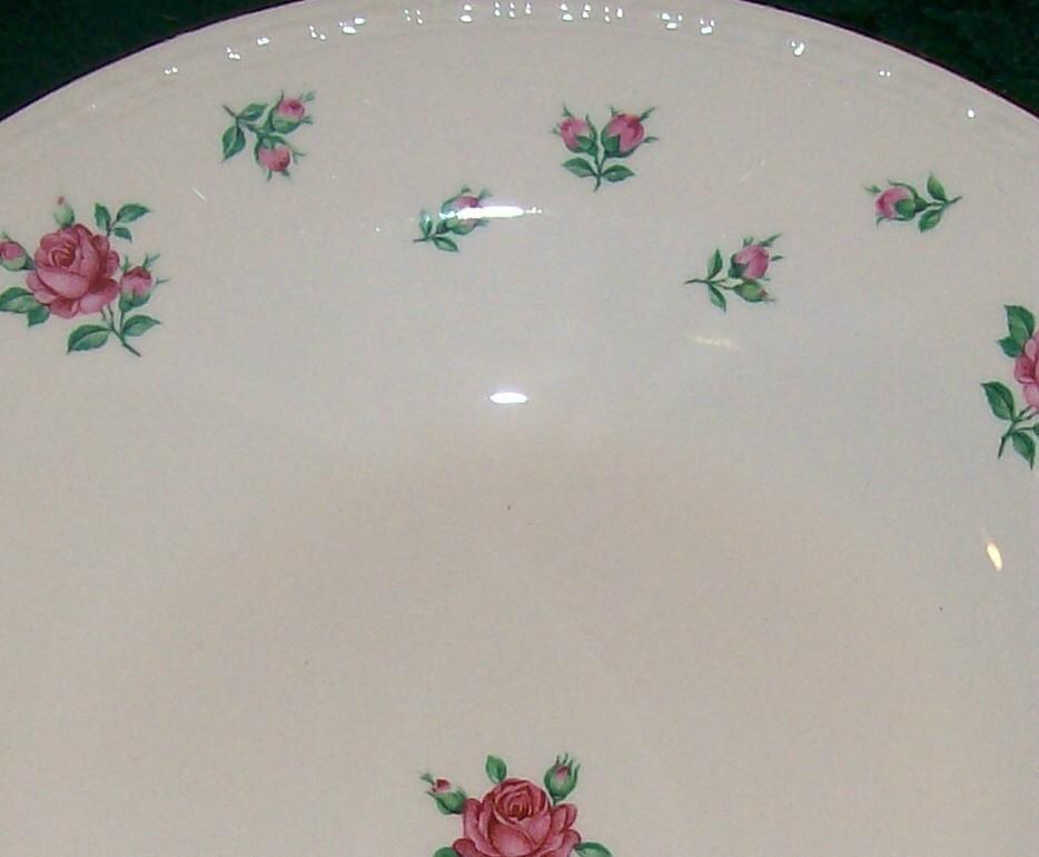 H. Laughlin Rambler Rose Ceramic Plate 10