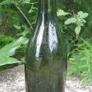 Hock Wine Bottle: Olive Green Turn-Mold