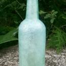 Lea & Perrins Worcestershire Glass Bottle 1876-80's Aqua Green 8.5