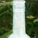 Lea & Perrins Worcestershire Glass Bottle 1876-80's Aqua Green 8.5