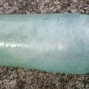 Lea & Perrins Worcestershire Glass Bottle 1876-80's Aqua Green 8.5