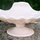 Cambridge Glass Crown Tuscan Comport #16 Pink Sea Shell 1930's