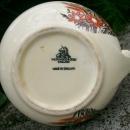 Wedgwood Art Deco Ceramic Pitcher: Shoreline with Orange & Black