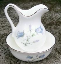 Oakley Bluebell Miniature Pitcher & Bowl Set