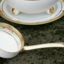 Noritake Nippon Porcelain Gold-Encrusted Whipped Cream Bowl Set 3-Piece