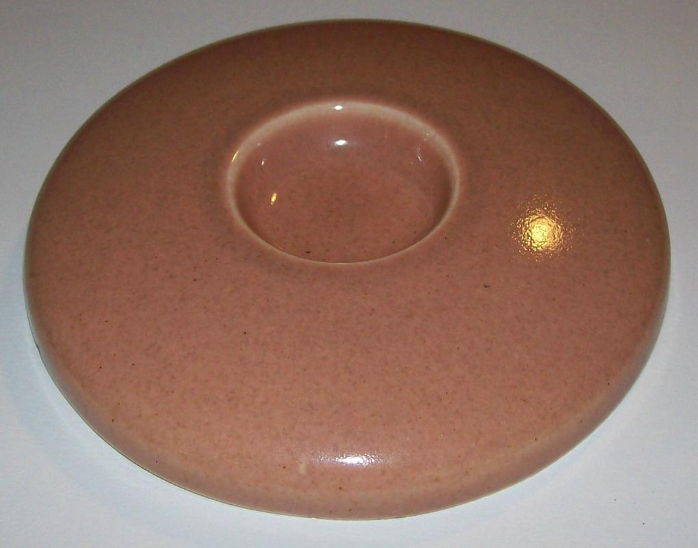 Steubenville Russel Wright American Modern Ceramic Ramekin Cover Coral Pink