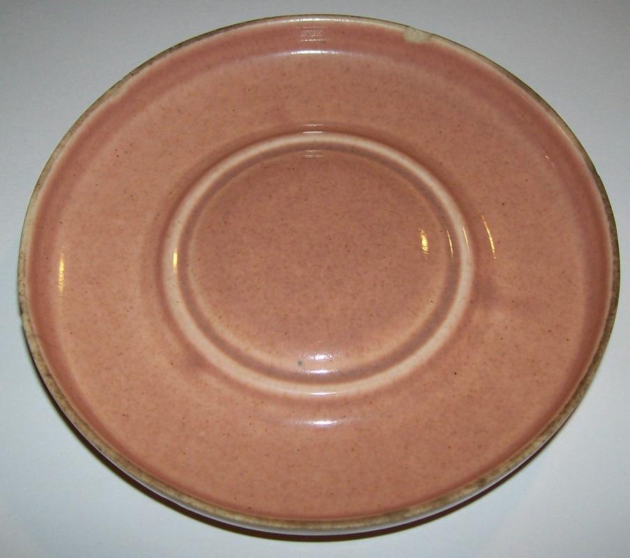 Steubenville Russel Wright American Modern Ceramic Ramekin Cover Coral Pink