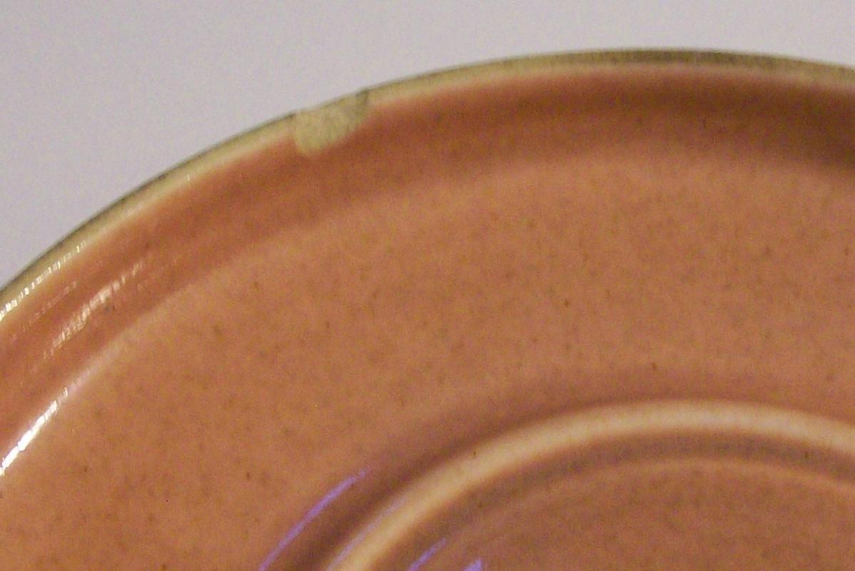 Steubenville Russel Wright American Modern Ceramic Ramekin Cover Coral Pink