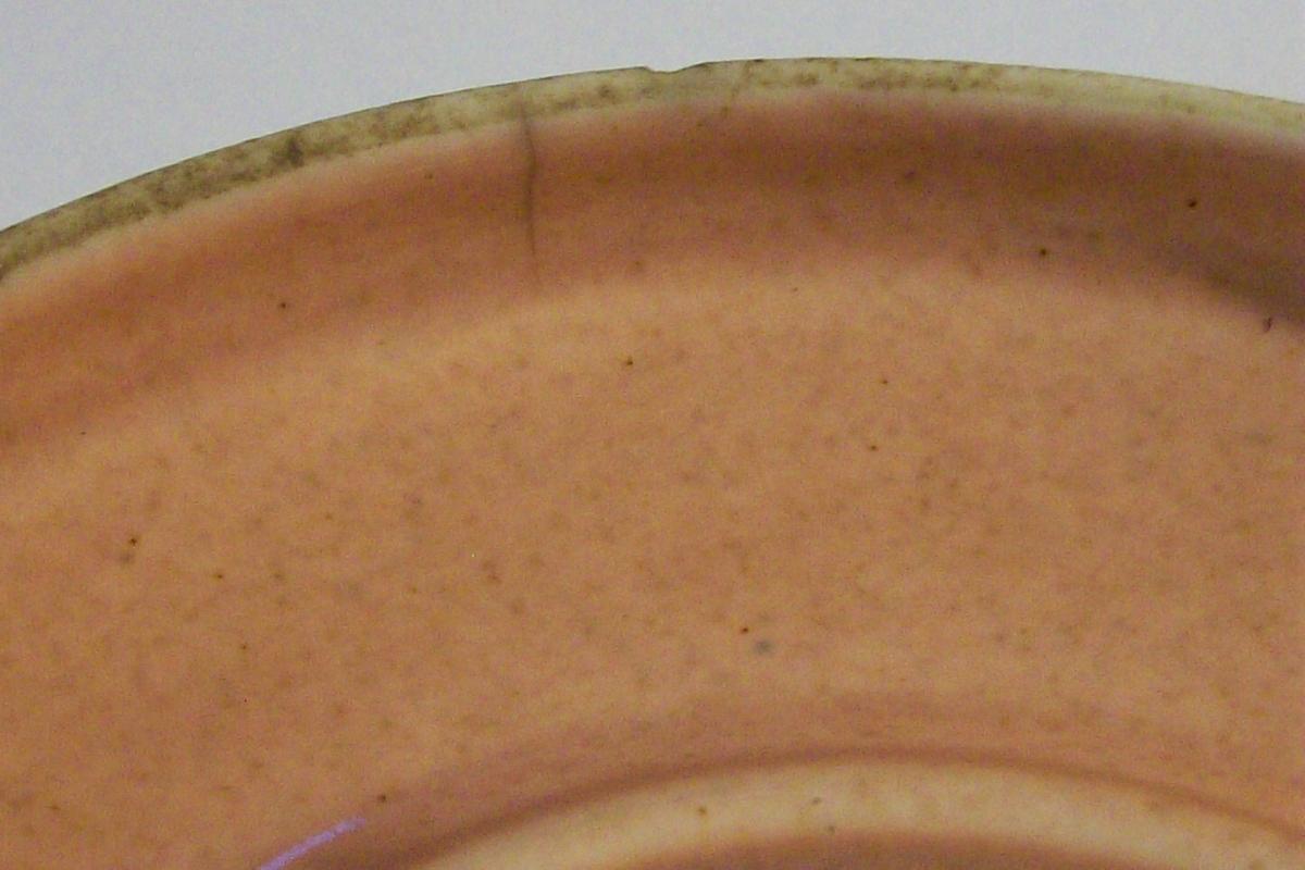 Steubenville Russel Wright American Modern Ceramic Ramekin Cover Coral Pink