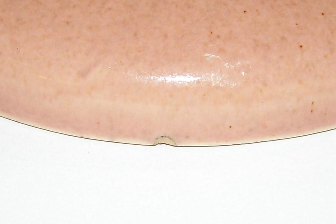 Steubenville Russel Wright American Modern Ceramic Ramekin Cover Coral Pink