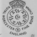 Royal Worcester Saucer:
