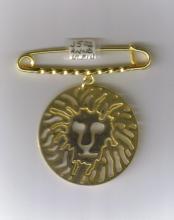 Anne Klein Gold-Tone Metal Lion Pin 1.5