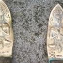 Brass/Bronze Salad Fork & Spoon Set: Thailand
