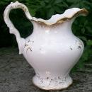 New Jersey Pottery Co. Pitcher: 1869-83 Trenton