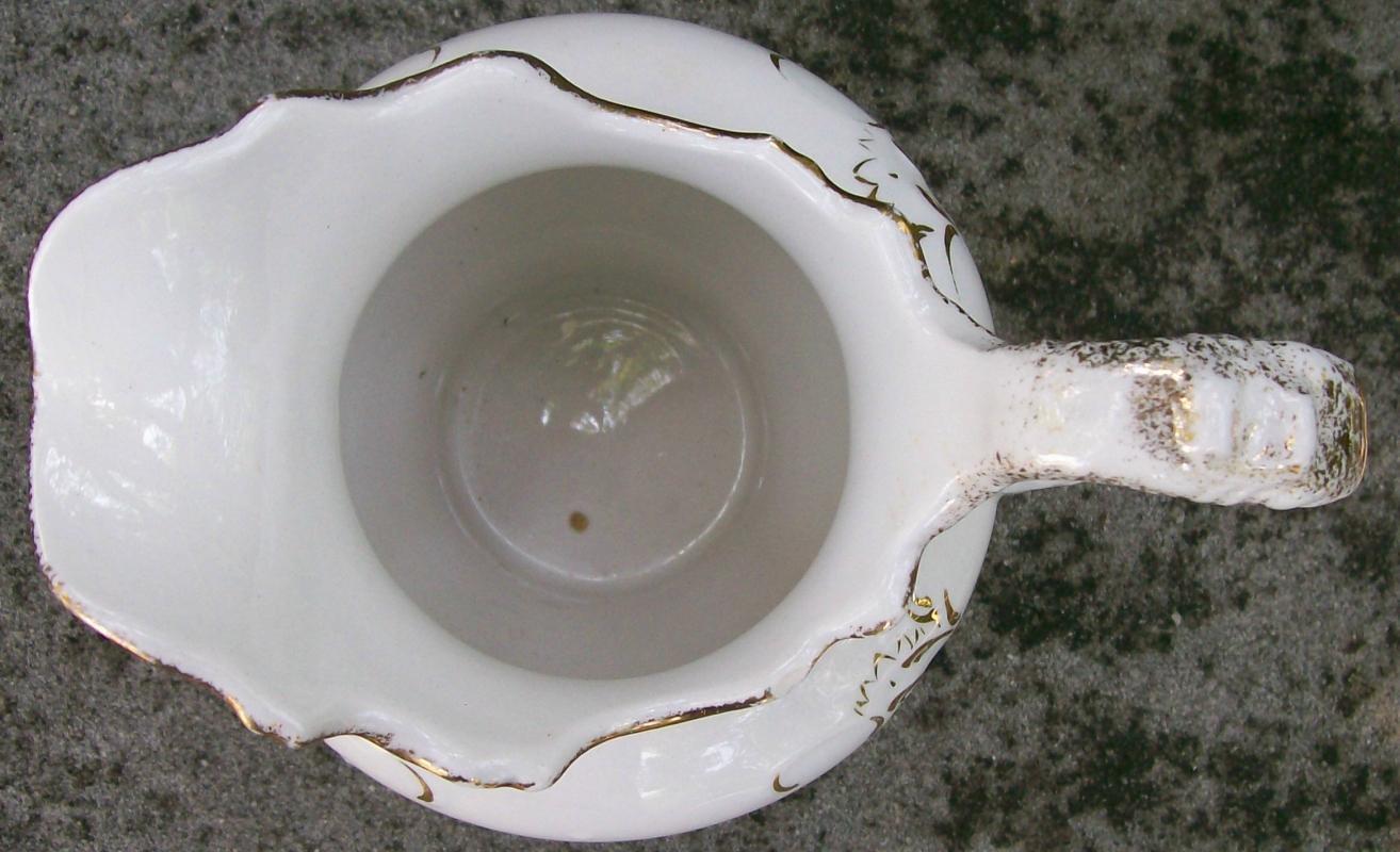 New Jersey Pottery Co. Pitcher: 1869-83 Trenton