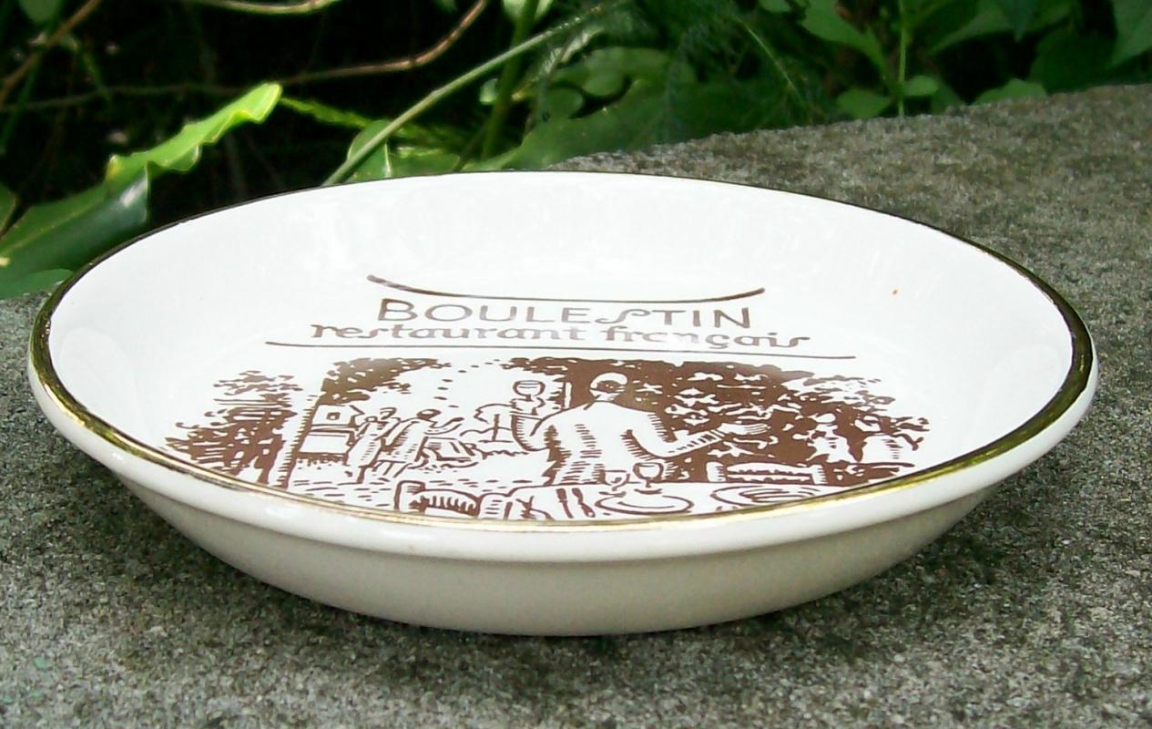 Boulestin Restaurant Francais London Ceramic Ashtray