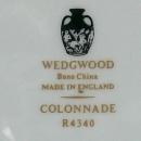 Wedgwood Bone China Colonnade Footed Cup & Saucer Black & White R4340