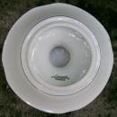 Limoges France Porcelain Pedestal Bowl Gold Floral 3.25