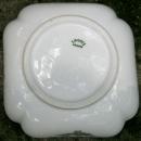 Haviland Limoges Chinese Thistle Square Porcelain Bowl Floral Transfer 4.5