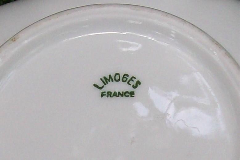 Haviland Limoges Chinese Thistle Square Porcelain Bowl Floral Transfer 4.5