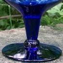 Cobalt Glass Seafood Cocktail Icer/Goblet