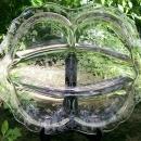 Cambridge Glass Rose Point 5-Part Celery & Relish #3400/67