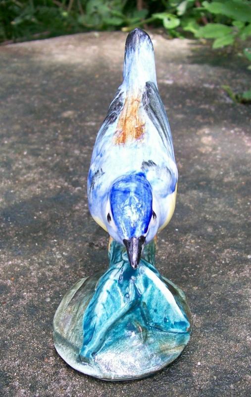 Stangl Ceramic Bird Figurine Parula Warbler #3583 1940's