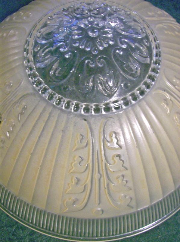 Glass Ceiling Light Shade Champagne Beige Frosted/ Clear 10.25