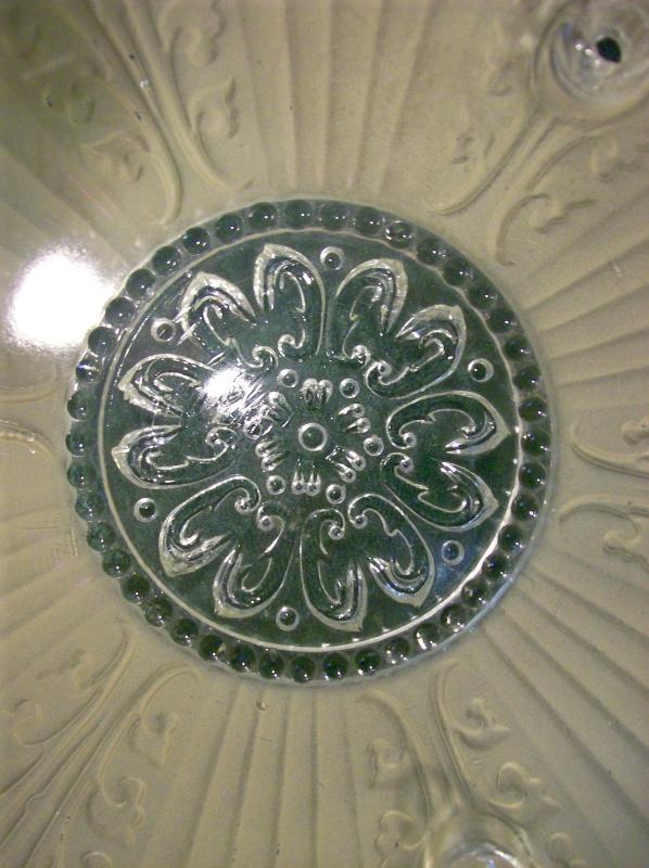 Glass Ceiling Light Shade Champagne Beige Frosted/ Clear 10.25