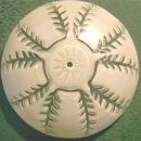 Ceiling Light Shade: Embossed Fronds