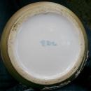 Noritake Nippon Praying Mantis Ceramic Tankard Moriage Decoration 10.5