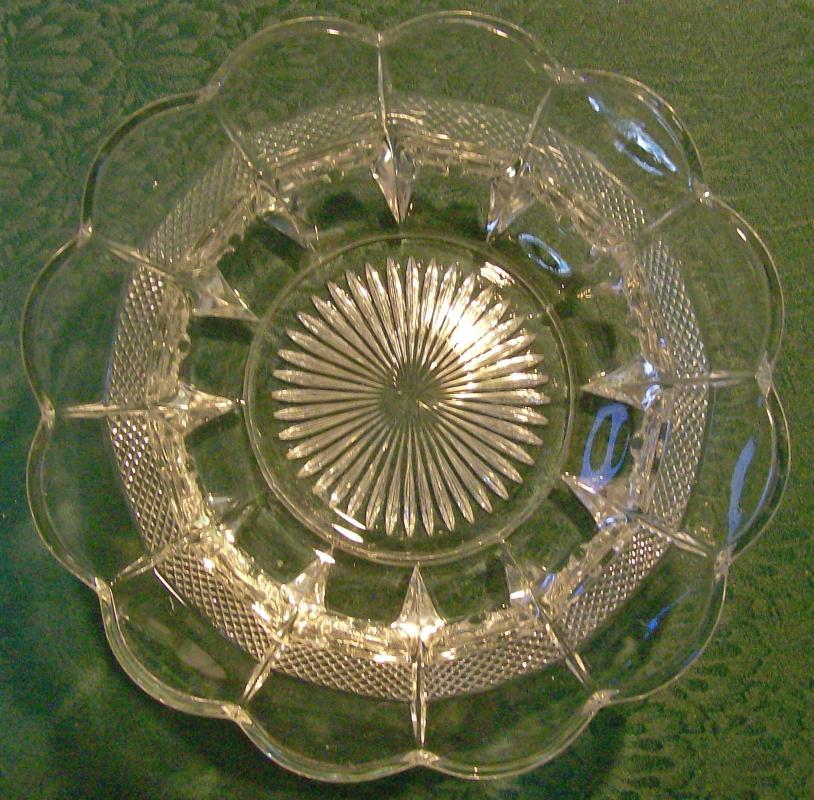 Banded Portland/Virginia Bowl #15071 Early American Pressed Pattern U.S. Glass