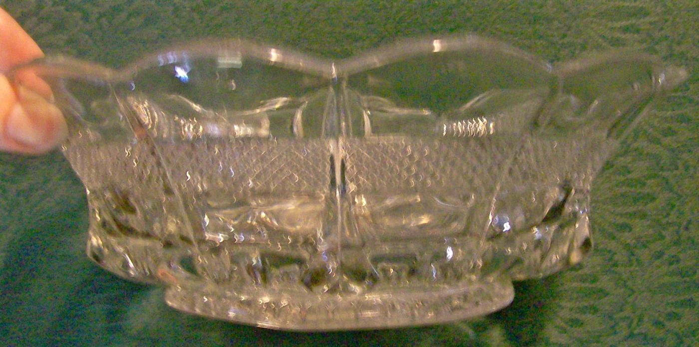 Banded Portland/Virginia Bowl #15071 Early American Pressed Pattern U.S. Glass
