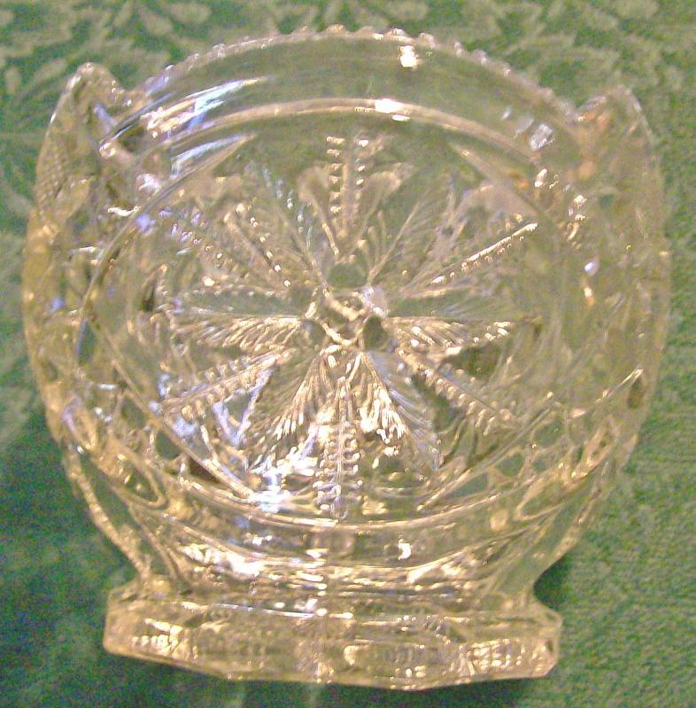 Georgia Belle/Western Star Open Sugar 15097 Clear Early American Pressed US Glass