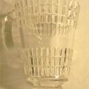 Columbia Double Beetle Band Creamer Early American Pressed Pattern Glass