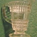 Columbia Double Beetle Band Creamer Early American Pressed Pattern Glass