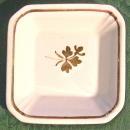 Tea Leaf Ironstone Nappy: Copper Luster Trim