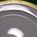 T&V Limoges Gold-Encrusted Plate Early 1900's