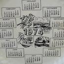 1974 Calendar Plate